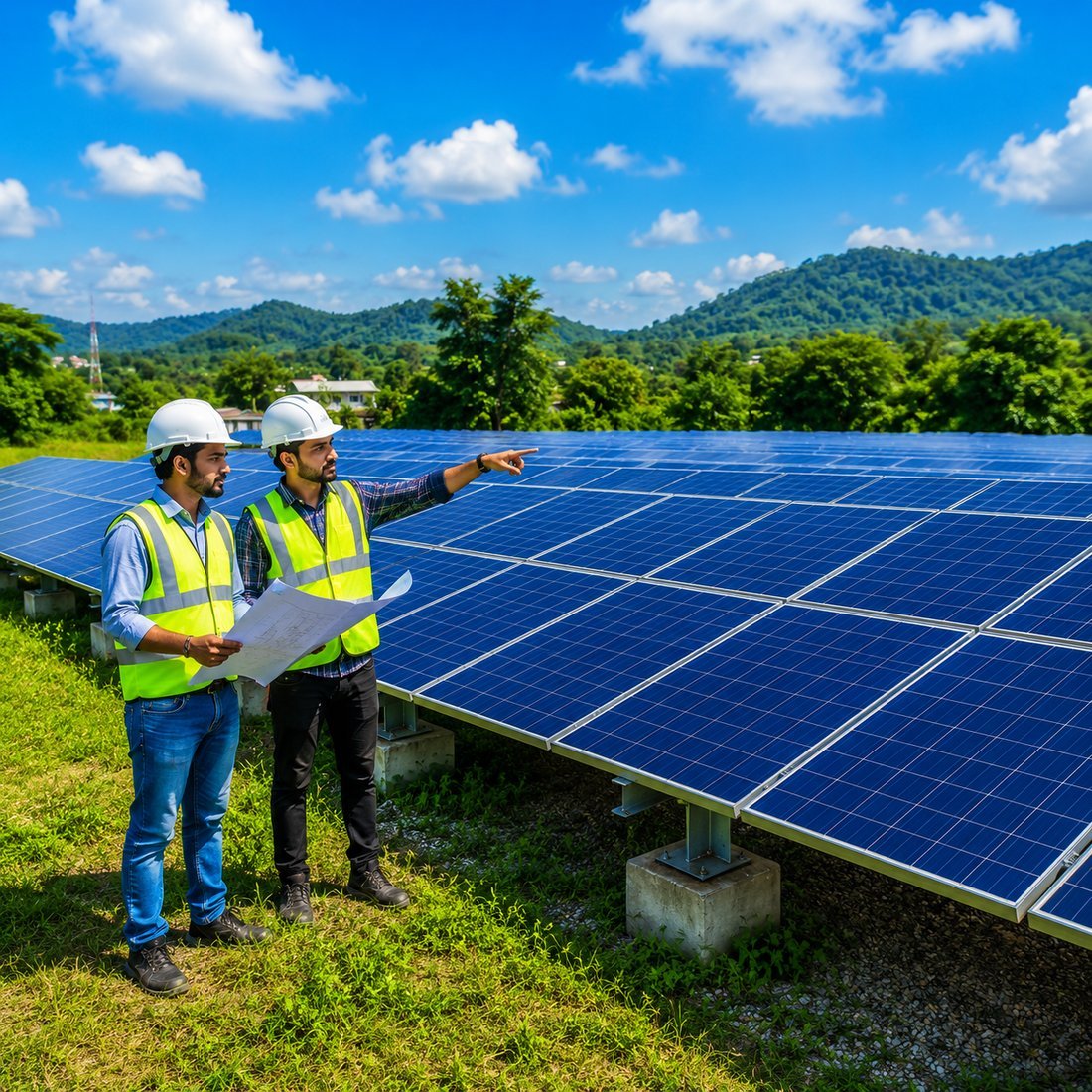 Utility-scale solar EPC and installation